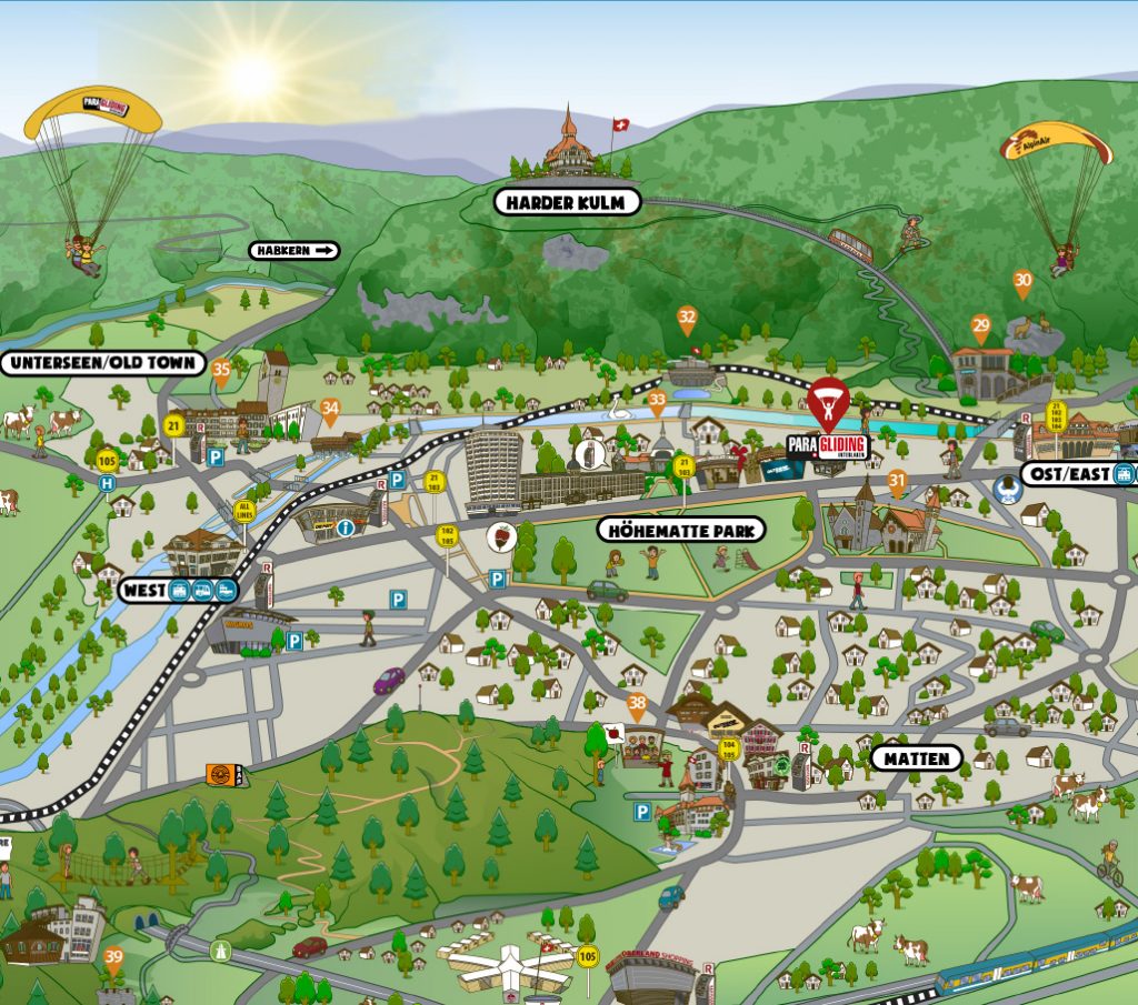 tourist map interlaken switzerland