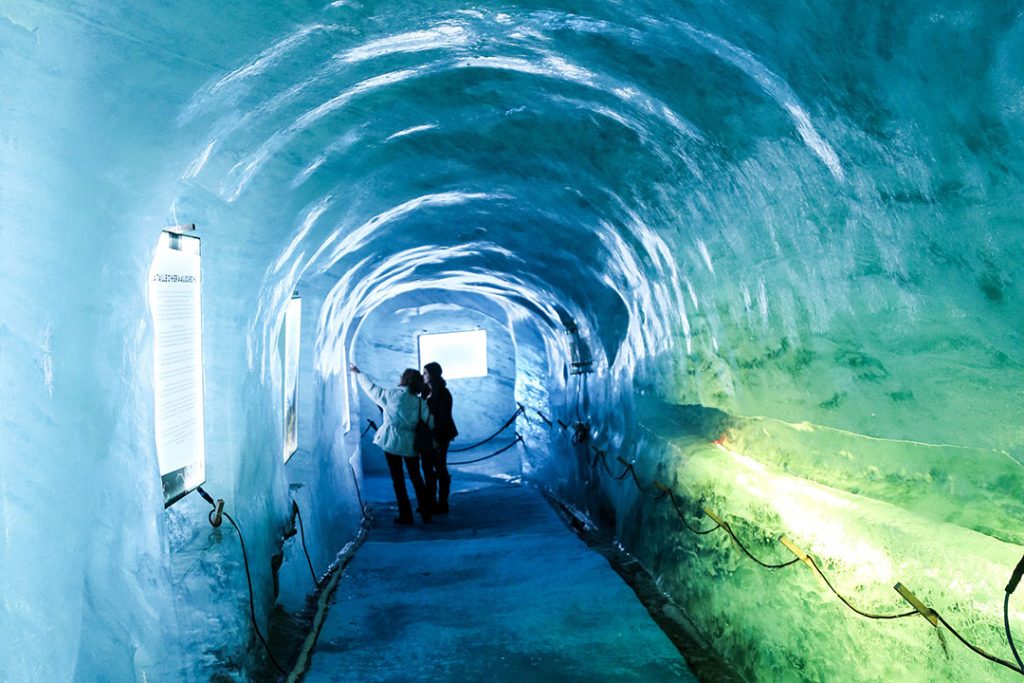 The Ice Cave and Montenvers Train